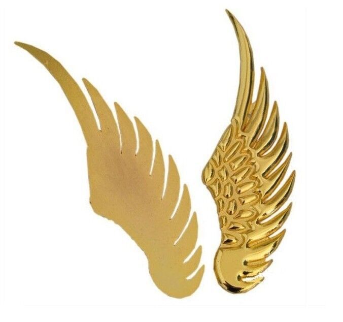 汽车装饰贴(袋装)老鹰翅膀贴 天使之翼贴 个性车标贴金色款