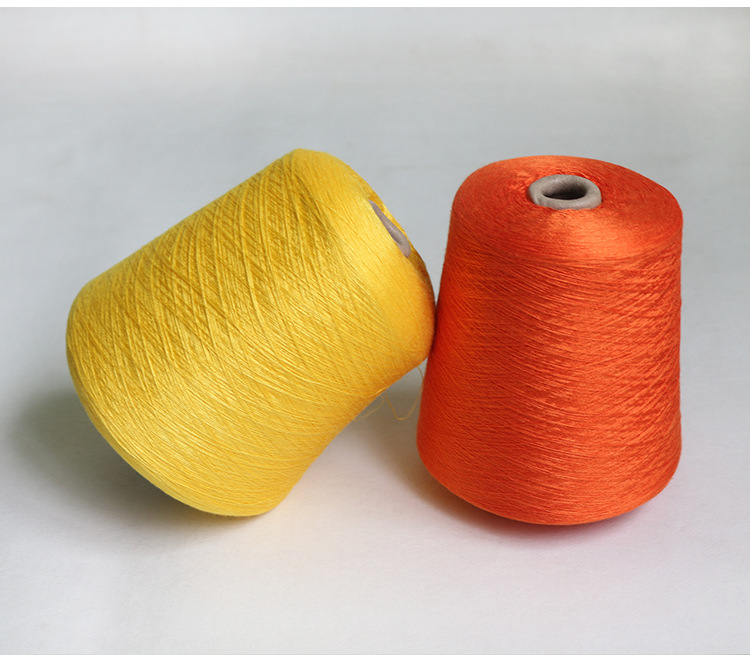 40/2 丝光棉纱线 粘胶股线 rayon yarn viscose人造丝花式纱批发