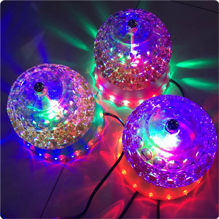 小太阳飞碟莲花灯 led七彩旋转灯 ktv舞台灯_湘湘圣诞灯饰_义乌购