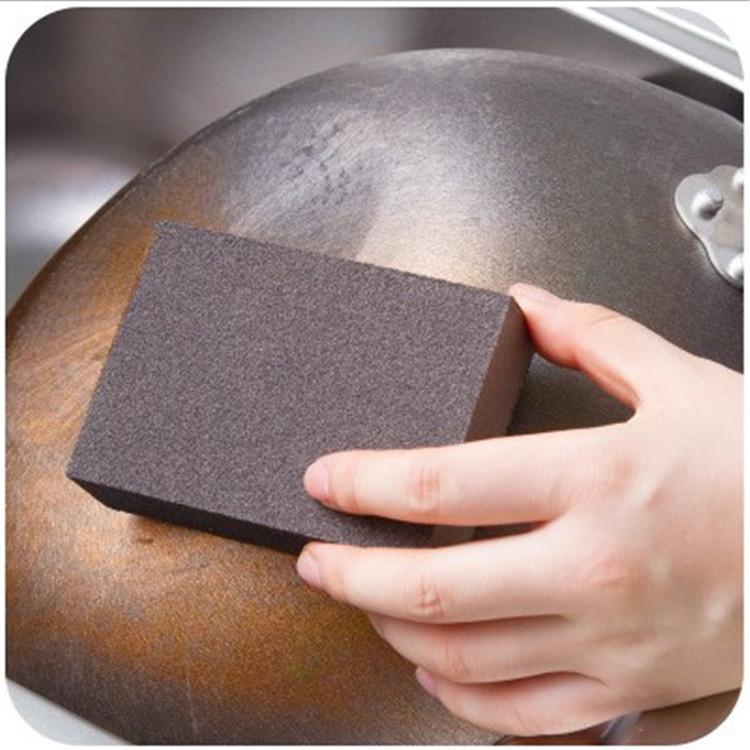 Silicon Carbide Descaling Cleaning Sponge Kitchen Multi-Purpose Cleaning Pan Bottom Coke Stains Fine Sand Spong Mop