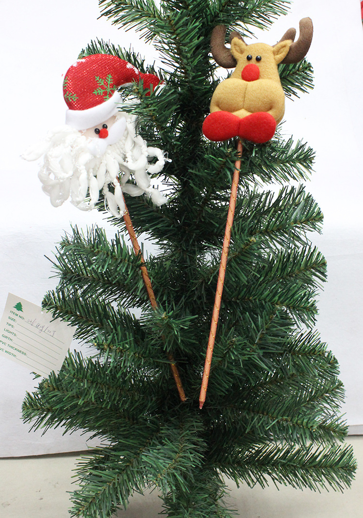 发光圣诞雪人棒 圣诞老人雪人棒 舞会派对装饰用品 圣诞树装饰