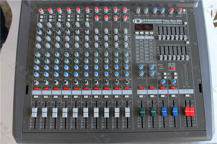 德国 大地 powermate1000 10路 专业演出工程大功率 带功放调音台