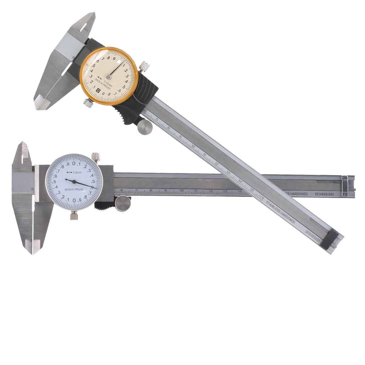 上海美禅量具带表游标卡尺d-07  d-10
