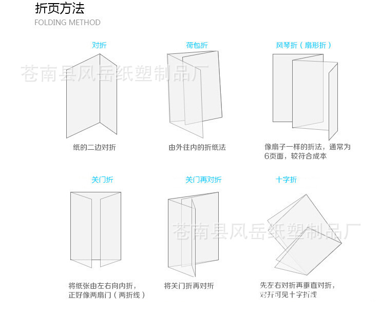 海报彩页 彩页印刷 三折页 a4宣传单 售后服务卡 说明书
