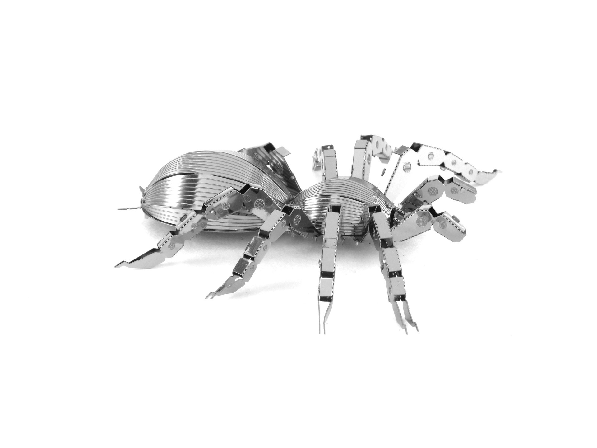 爱拼 全金属不锈钢diy拼装模型3d手工立体拼图 蜘蛛