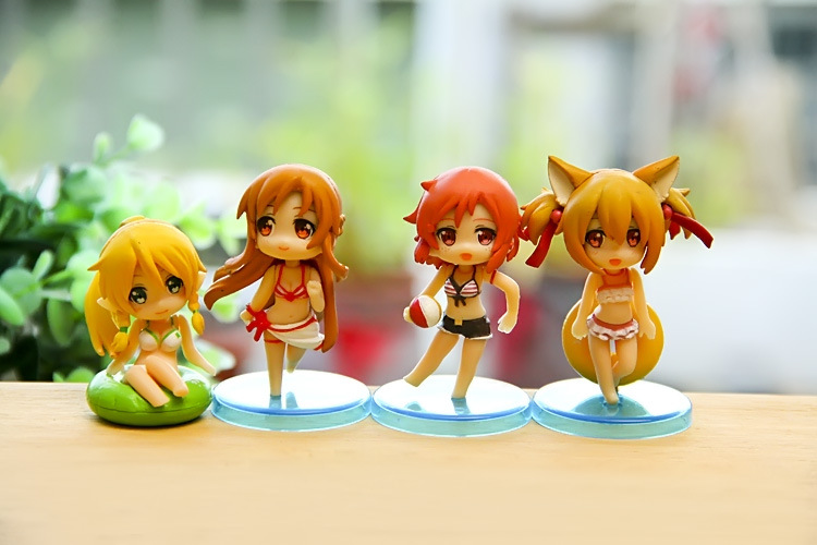 4款静音少女初音少女1代动漫周边diy手办园艺造景公仔珍藏版摆件
