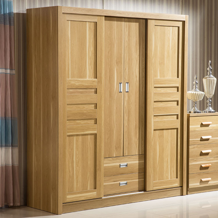 厂家直供现代简约推拉门衣柜移门成品整体四门大衣柜简易风格款