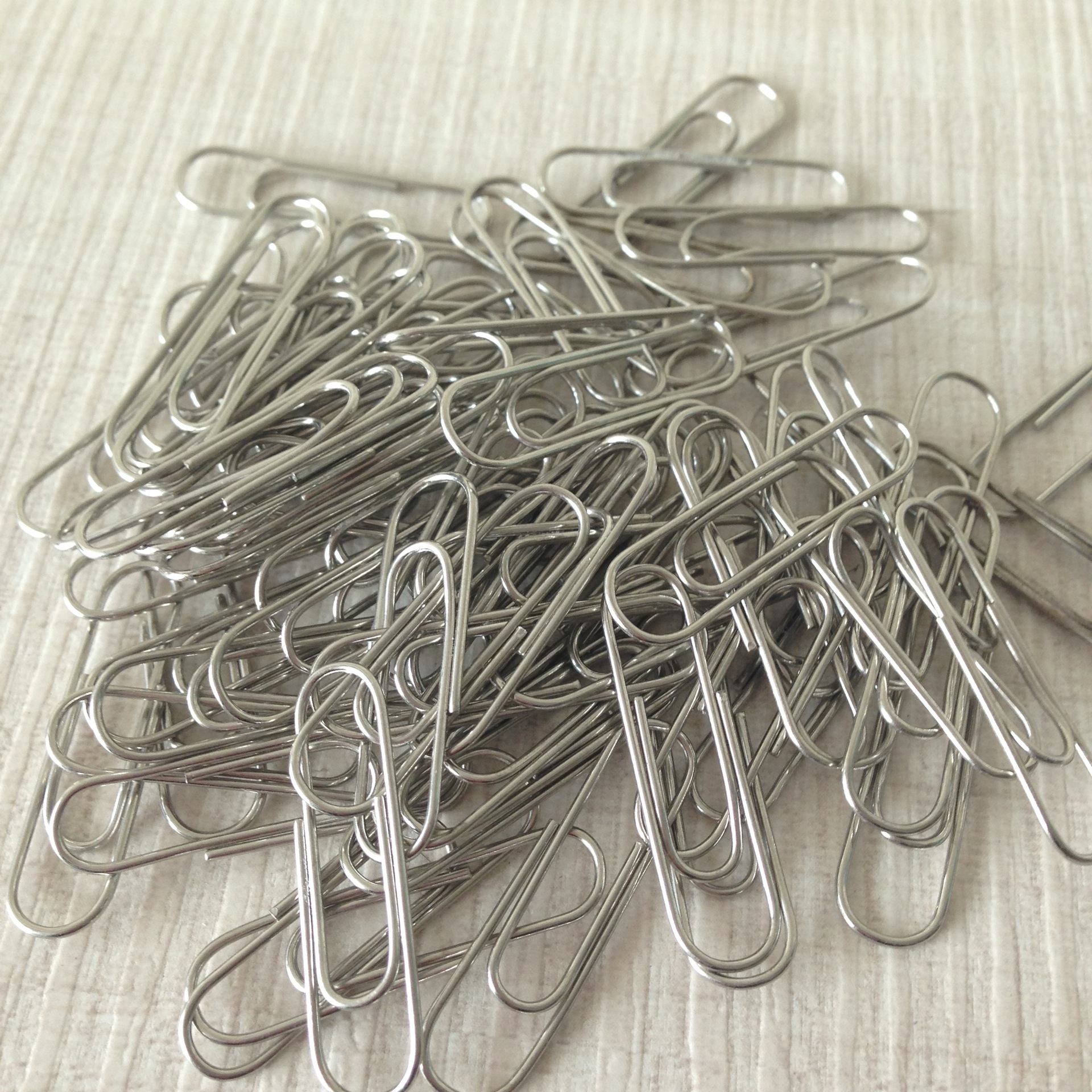 海歌3#回形针 曲别针 回旋针 3号 金属镀镍回形针 文件曲别针