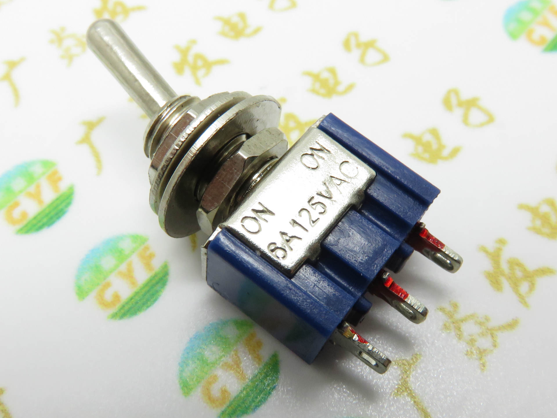 钮子开关 103 单联三档 扭子开关 拨动开关 6a 125vac