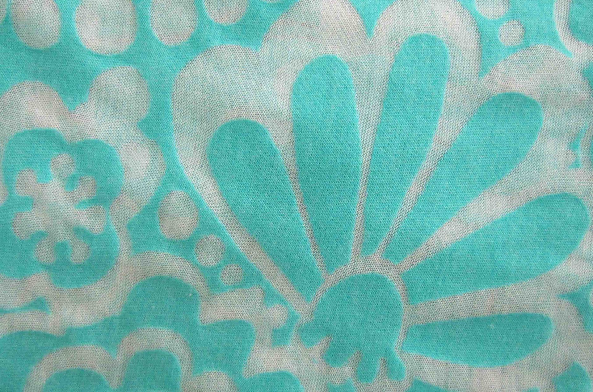 超柔烂花针织面料 cvc空气层烂花面料