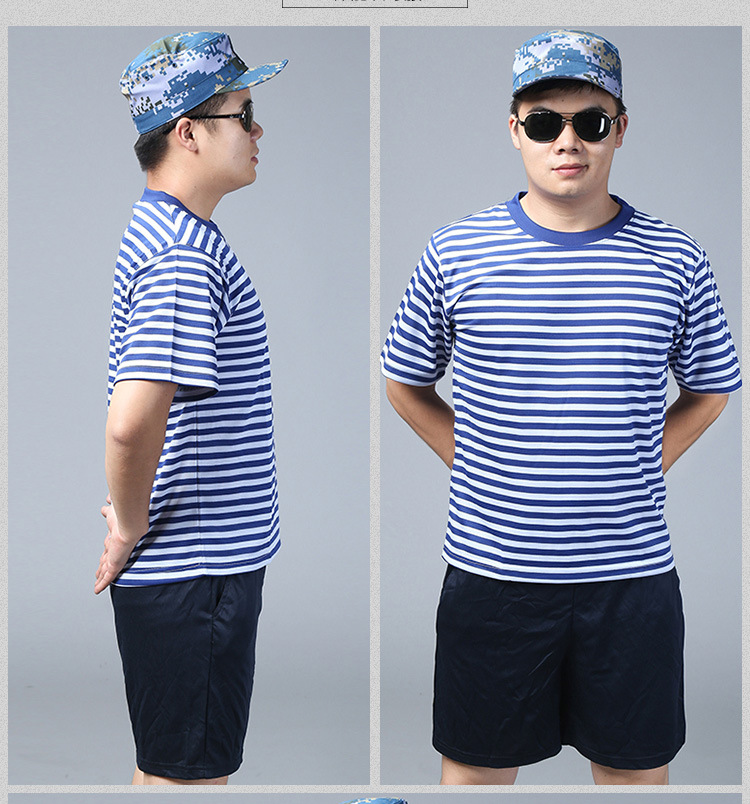 07海体能训练服 夏季短袖作训服套装 男士t恤海魂衫 海洋体训服