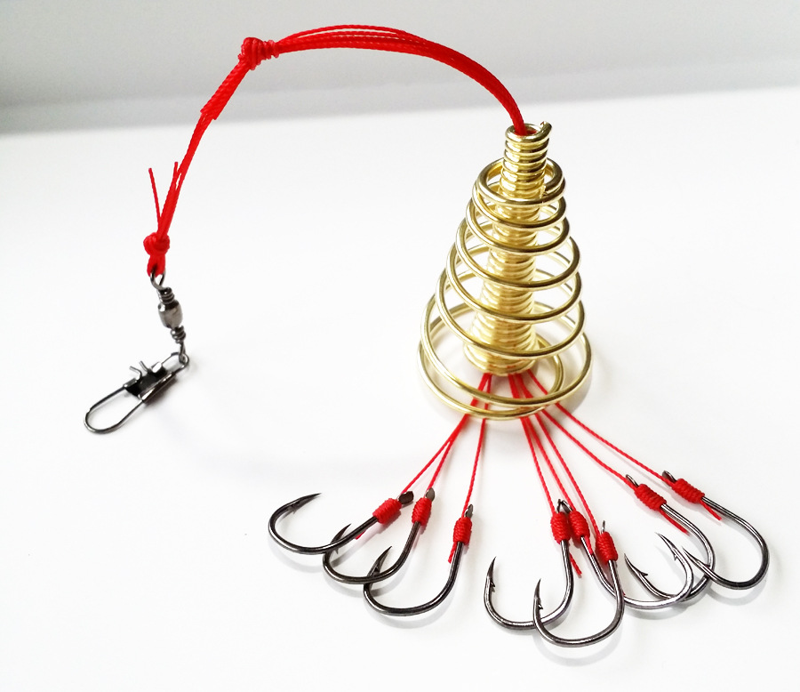 新款爆炸钩 鱼钩 防挂底爆炸钩 金尊防挂底爆炸钩 大弹簧爆炸钩