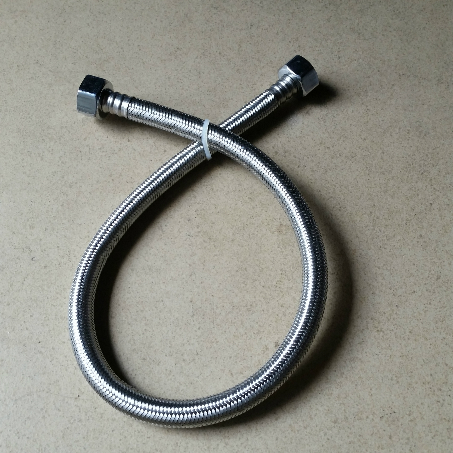 厂家直销水暖卫浴洁具水龙头软管304不锈钢丝编织进水双头软管