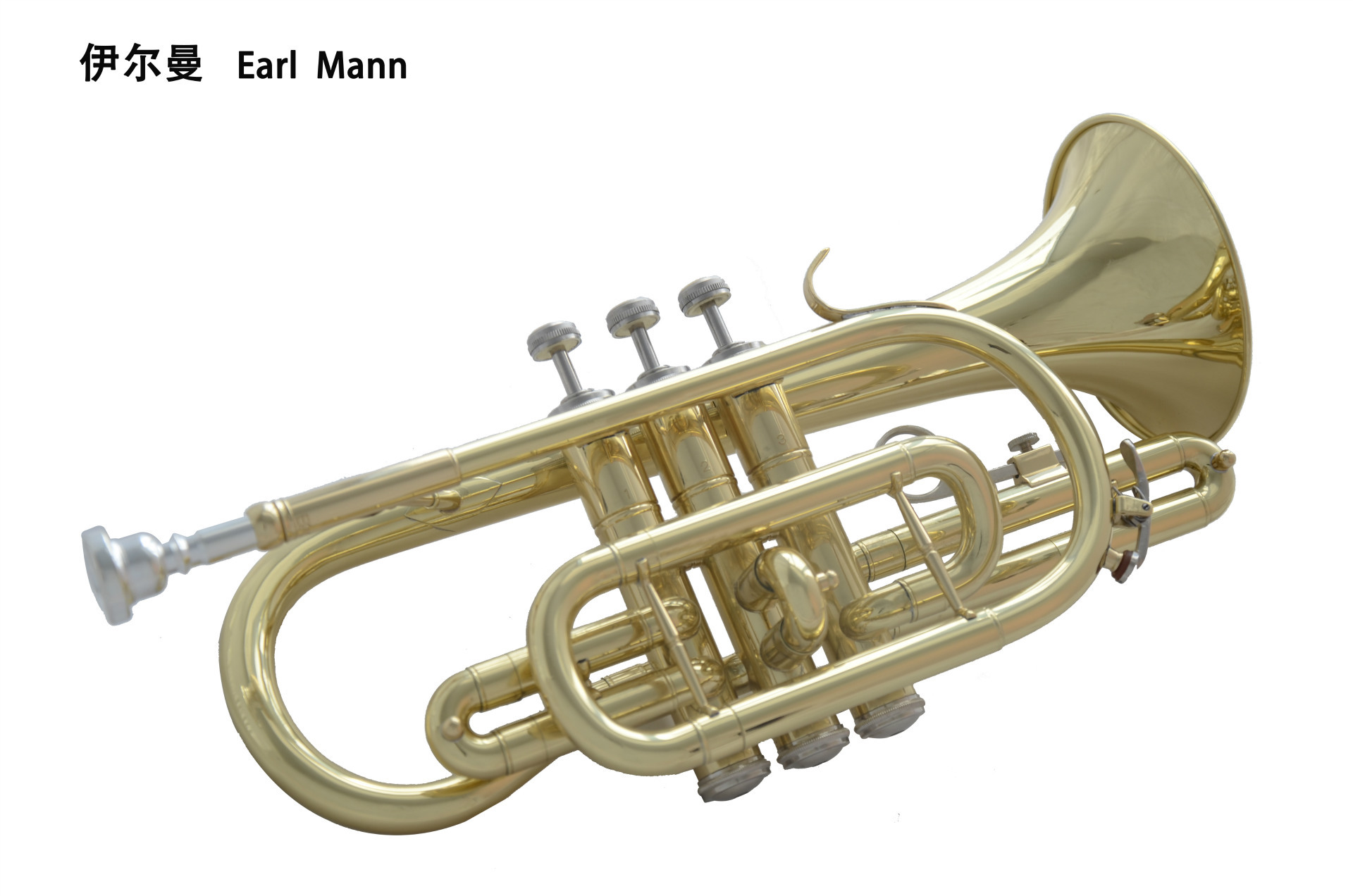 伊尔曼乐器厂家专业短号 蒙耐尔活塞高级短号 专业短号