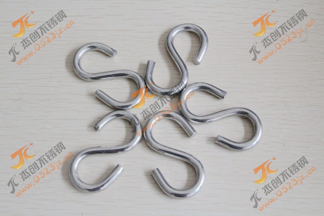 5mm 304不锈钢S钩