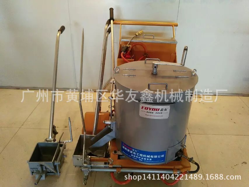 广州供应 富友道路划线机 冷漆划线机 路面划线机 马路划线机