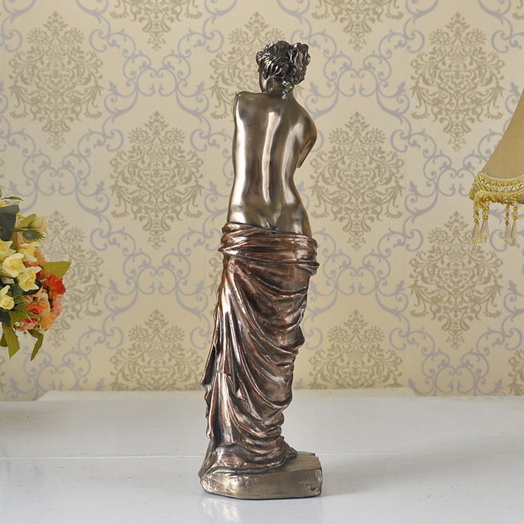 树脂工艺品厂家 维纳斯仿铜工艺品摆饰 欧式家居卧室软装饰品摆件