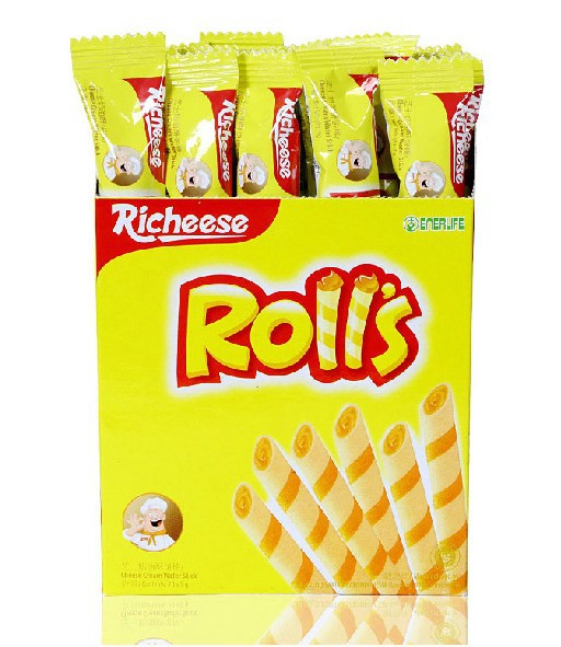 丽芝士 芝心棒 夹心蛋卷 180g*12盒/箱