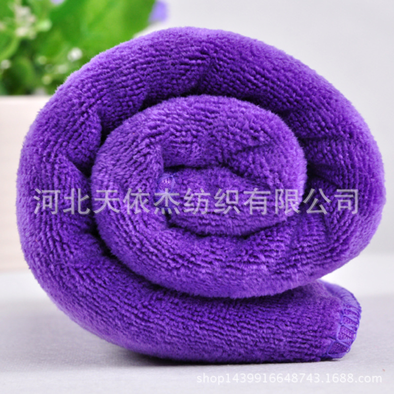 Advertising Microfiber Towel Thickened Absorbent Beauty Salon Barber Shop Beauty Salon Hairdressing Wholesale Towels