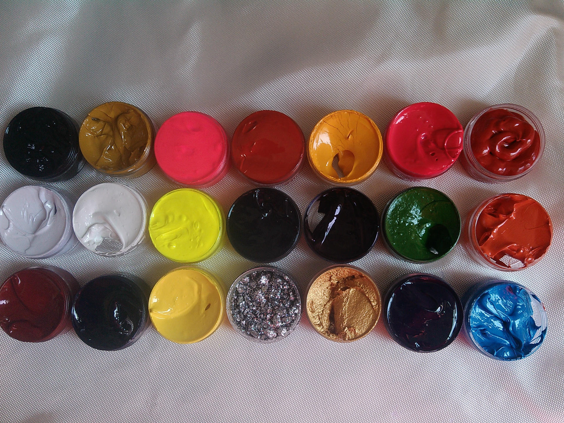 高亮度油性色膏色浆树脂pu胶水调色颜色纯正着色强22色30克色