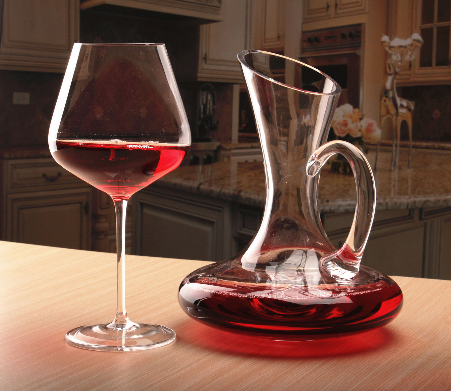 水晶红酒杯超大号勃艮第酒杯葡萄酒杯高脚酒杯厂家直销买十箱送二