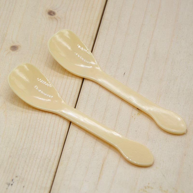 一次性塑料卡通勺子 果冻勺子 木糠杯勺子蛋糕冰淇淋勺子批发