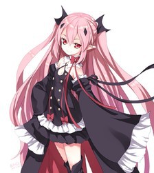 动漫假发 终结的炽天使/克鲁鲁 采佩西/萝莉女王/cosplay假发樱粉