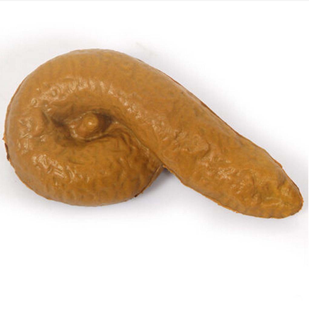 愚人节假大便,创意新奇搞笑整人玩具,仿真大便实心6字圆形混装