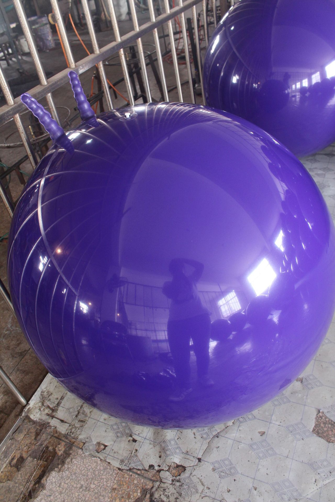 厂家供应 特种羊角球 儿童跳跳球 各种颜色 型号