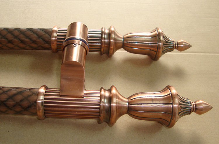 玻璃门拉手 不锈钢门把手豪华酒店大门工艺大拉手 z-1261 红古铜