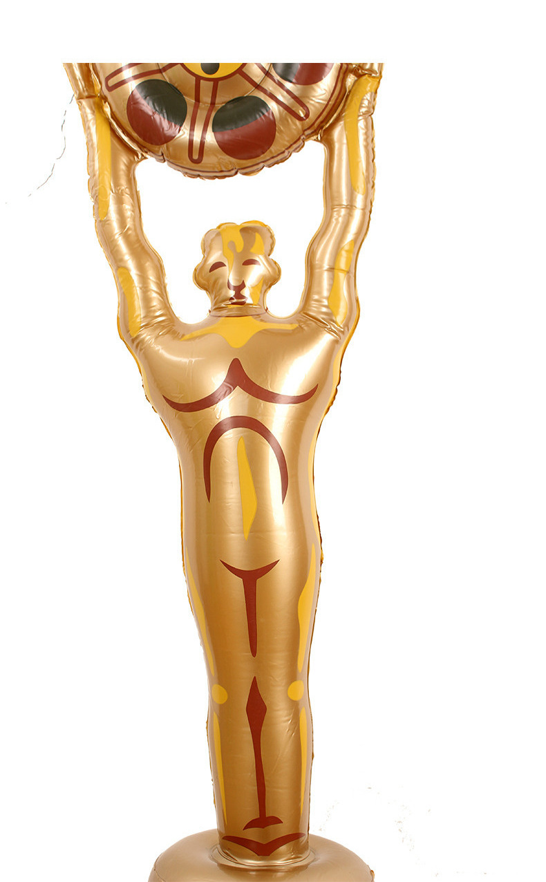 现货批发 充气仿真奖杯pvc奥斯卡小金人舞台表演道具装饰品