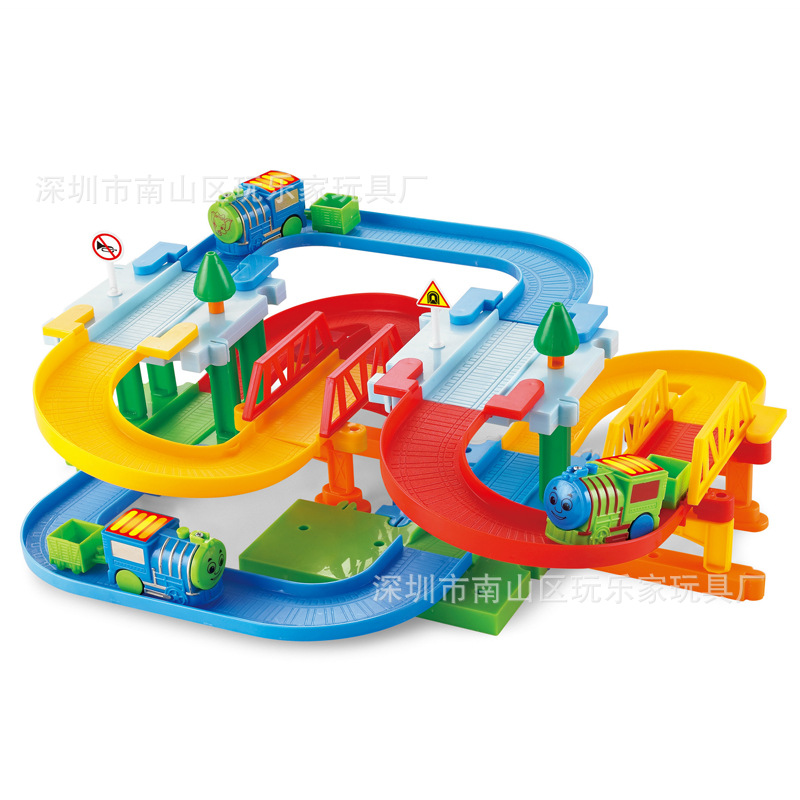 正品玩乐家轨道车  启蒙翻滚托马斯小火车 轨道车托马斯 锻炼思维