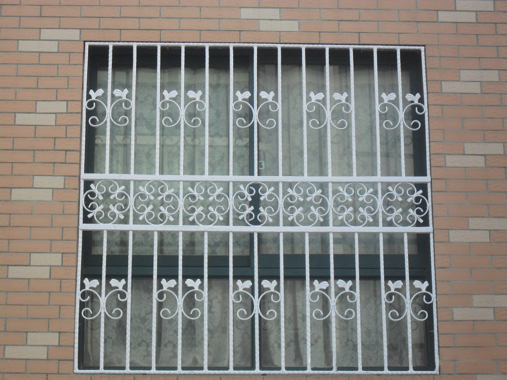精美铁艺防盗窗欧式花型复古风格别墅铁窗户
