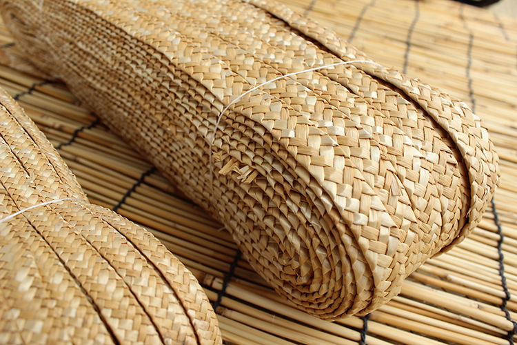 厂家直销 麦草辫草编工艺品 原料麦草麦秸辫七股辫草辫箱包原材料