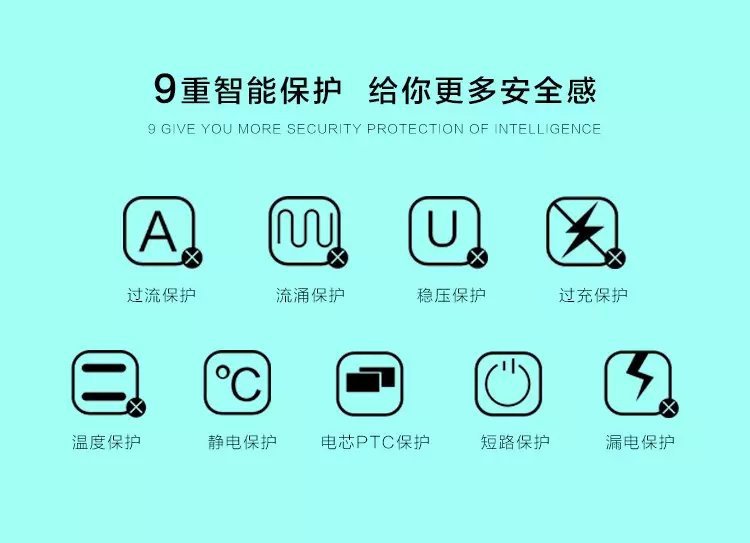 厂家直销双usb输出10000mah青春四色索摩卡移动电源