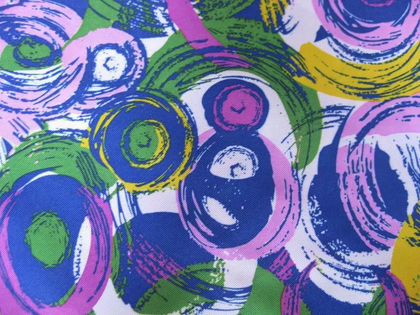 900dpu牛津布转移印花抽象花形