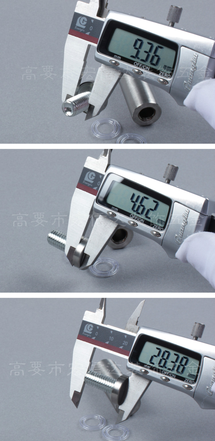 玻璃镜钉 圆柱体广告钉 装饰广告钉 广告螺丝钉 亚克力广告.