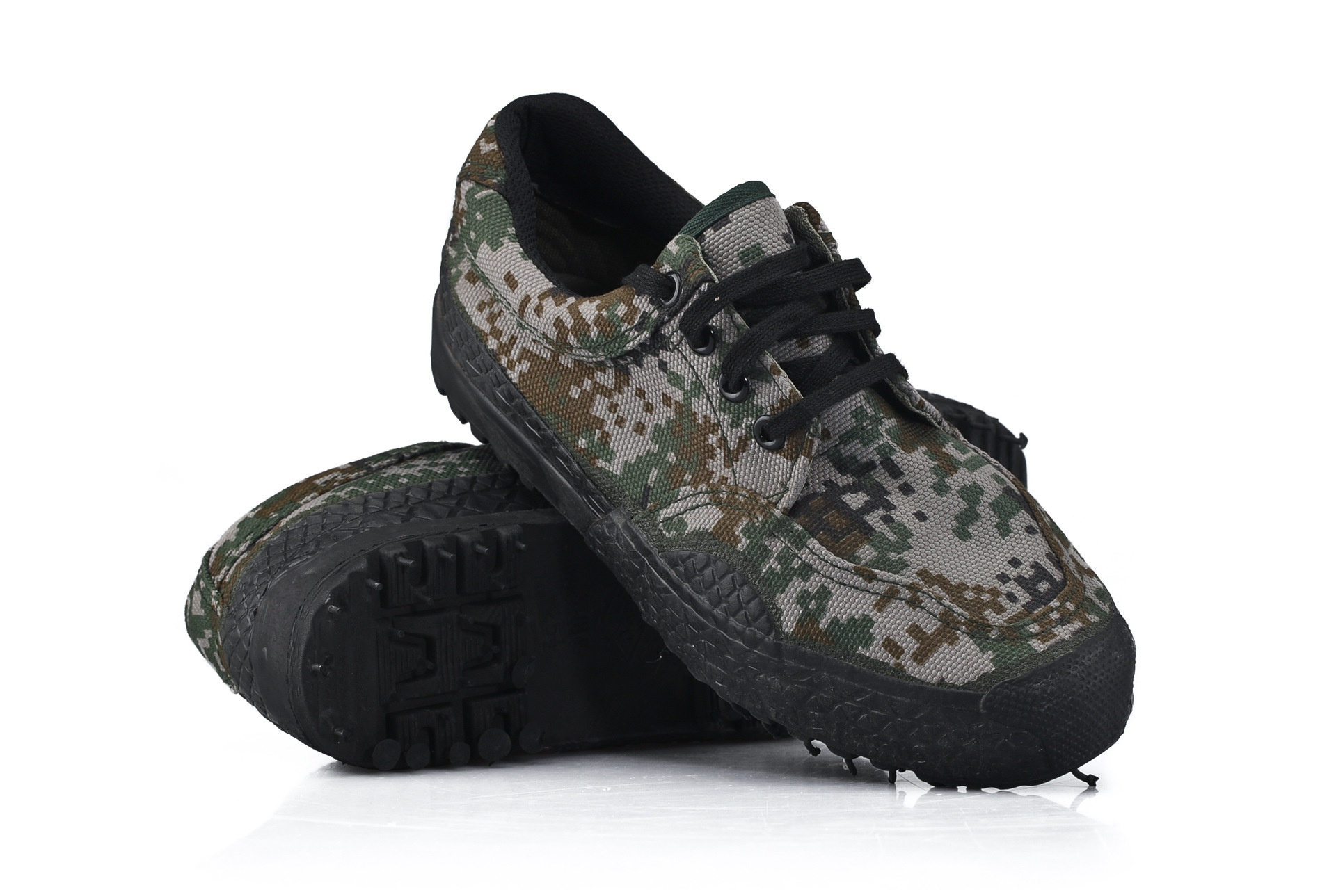 精品数码99作训鞋解放迷彩学生军训耐磨