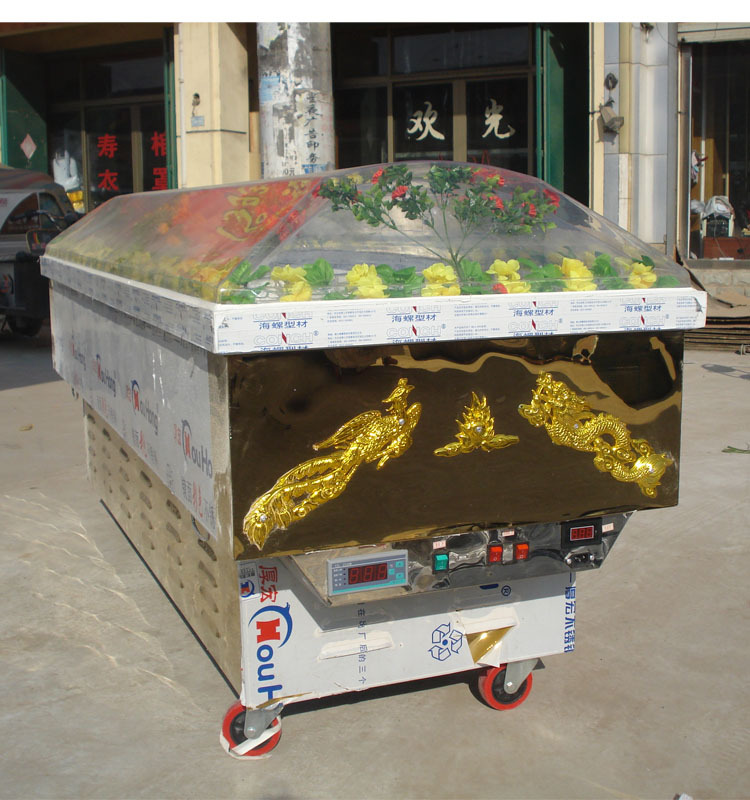 水晶棺 冰棺 水晶棺材 冷藏棺 冰床 殡葬用品 厂家批发