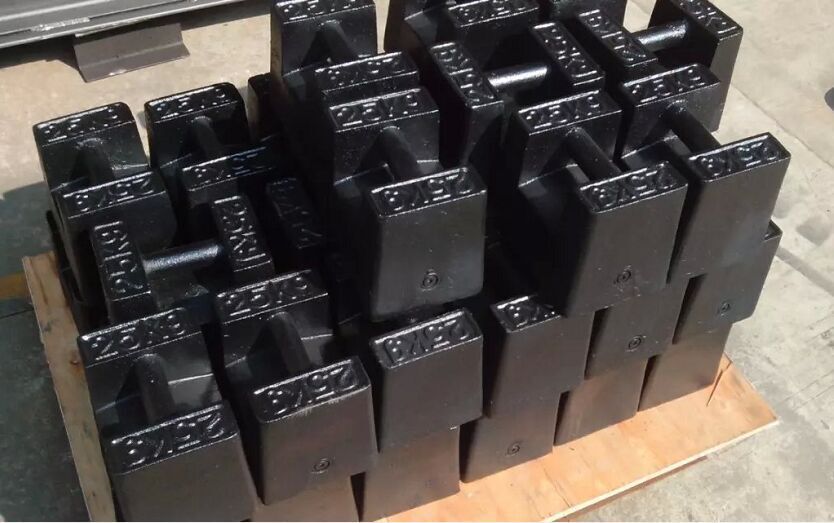 20公斤铸铁砝码电梯平衡系数检测m1级铸铁砝码 国标砝码误差值1g