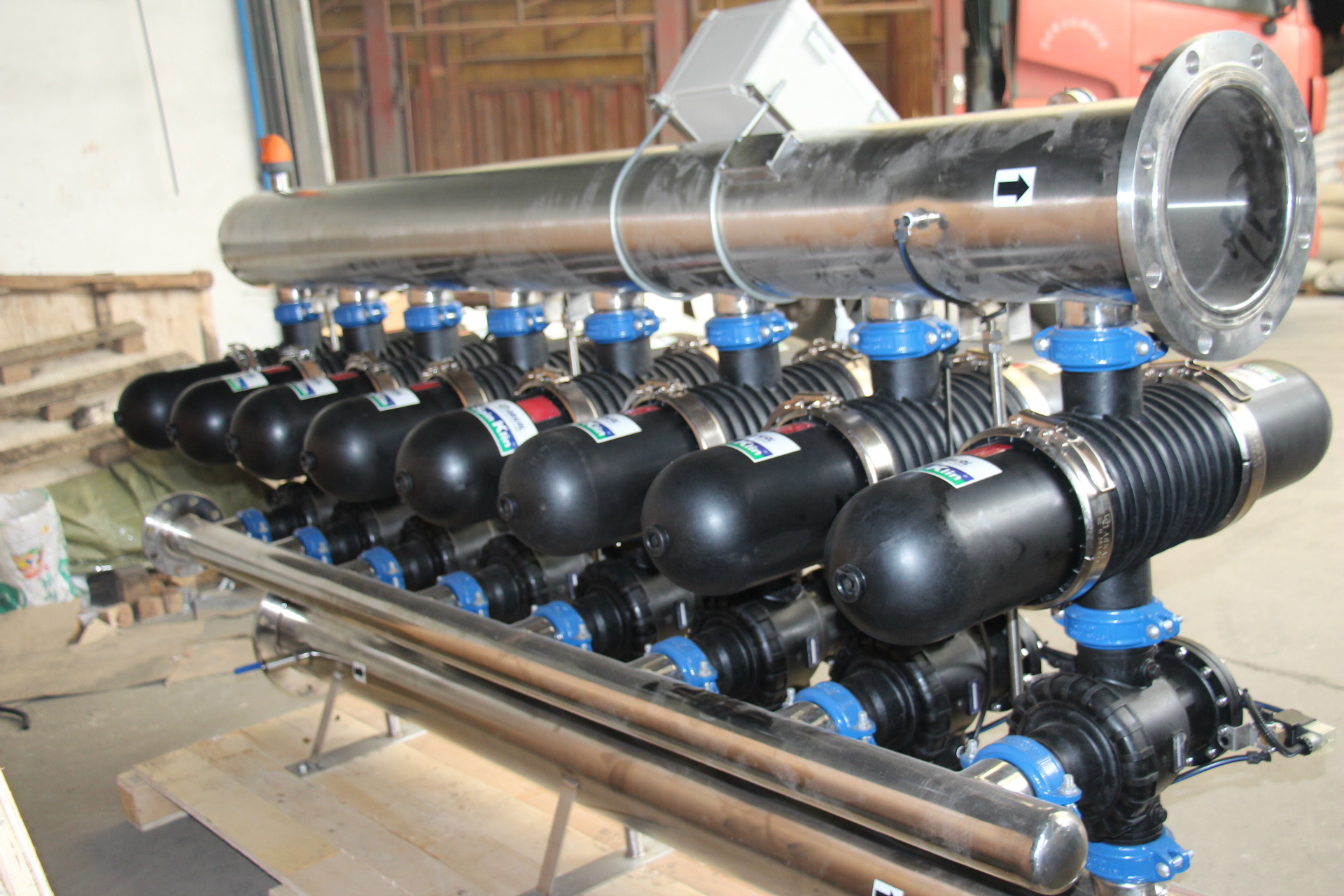 供应以色列进口 全自动 反冲洗叠片盘式过滤器