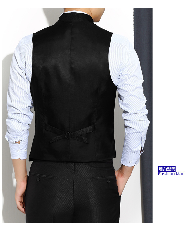 2018新品坎肩 韩版男士西装马甲 商务休闲时尚男装西服马甲背心