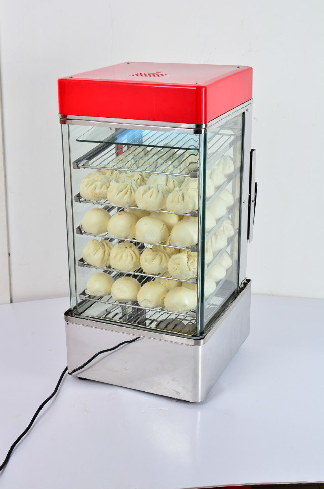 100度陈列蒸包柜 蒸小笼包 蒸包子机 蒸包机 新款蒸箱 便利店专用