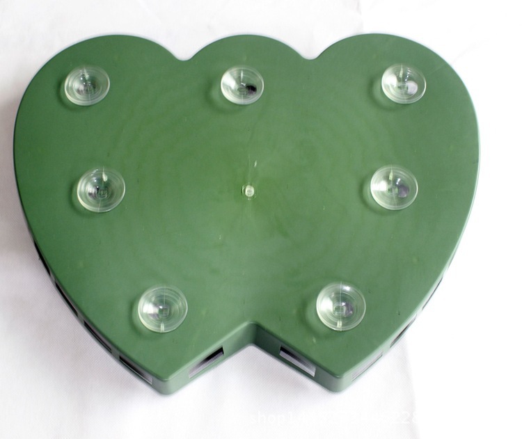 空壳2号双心吸盘 婚车塑料吸盘时尚婚庆用品 鲜花资材厂家直销