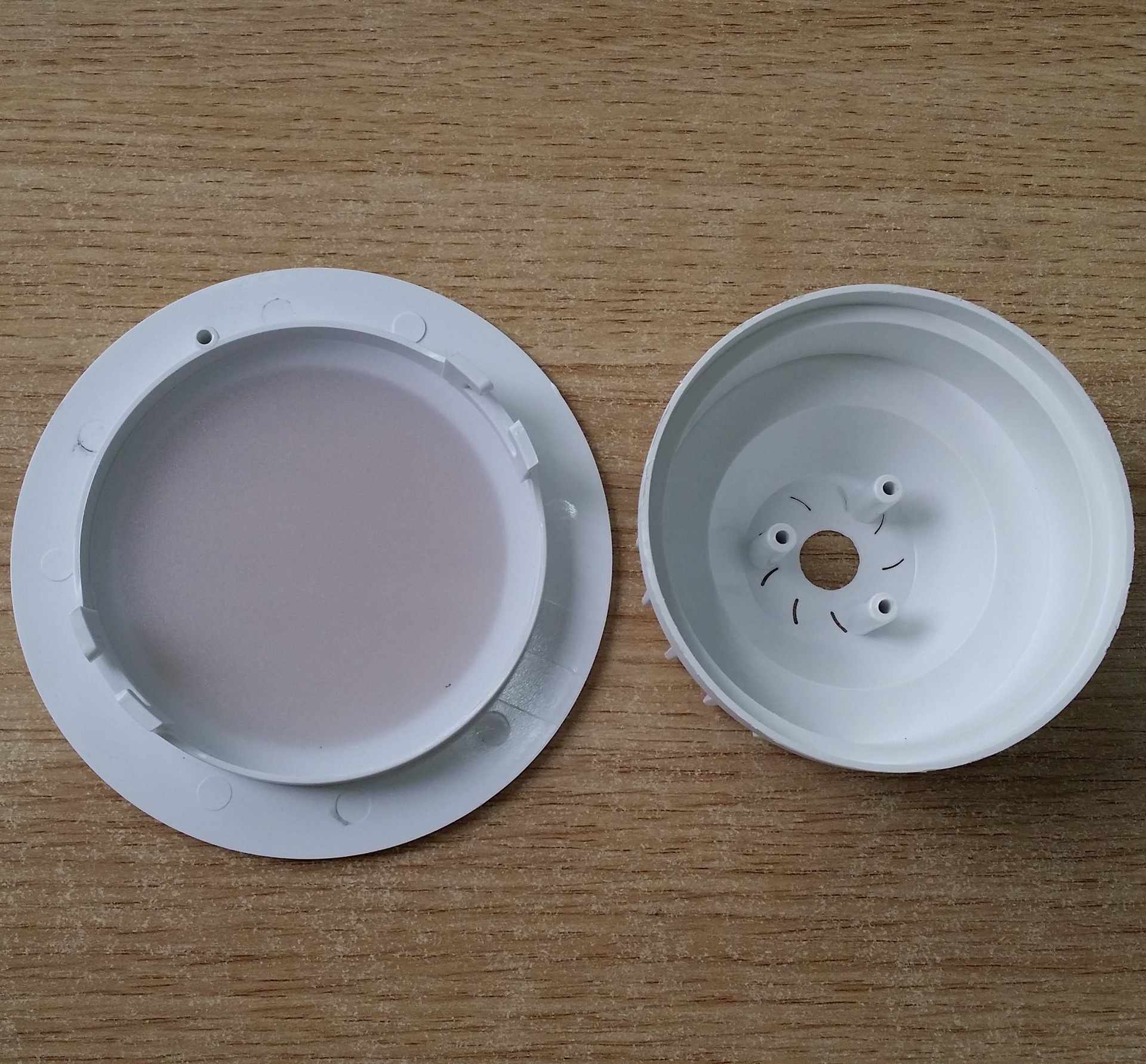 3寸塑料筒灯外壳 一体灯壳 筒灯外壳套件 筒灯套件 筒灯灯壳