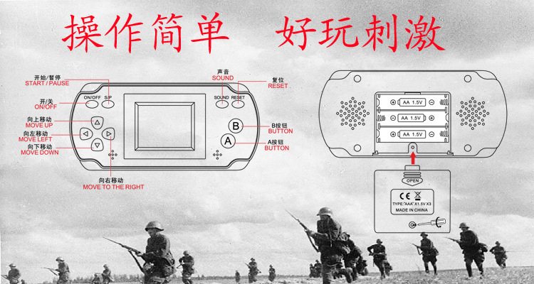 游戏机按键说明