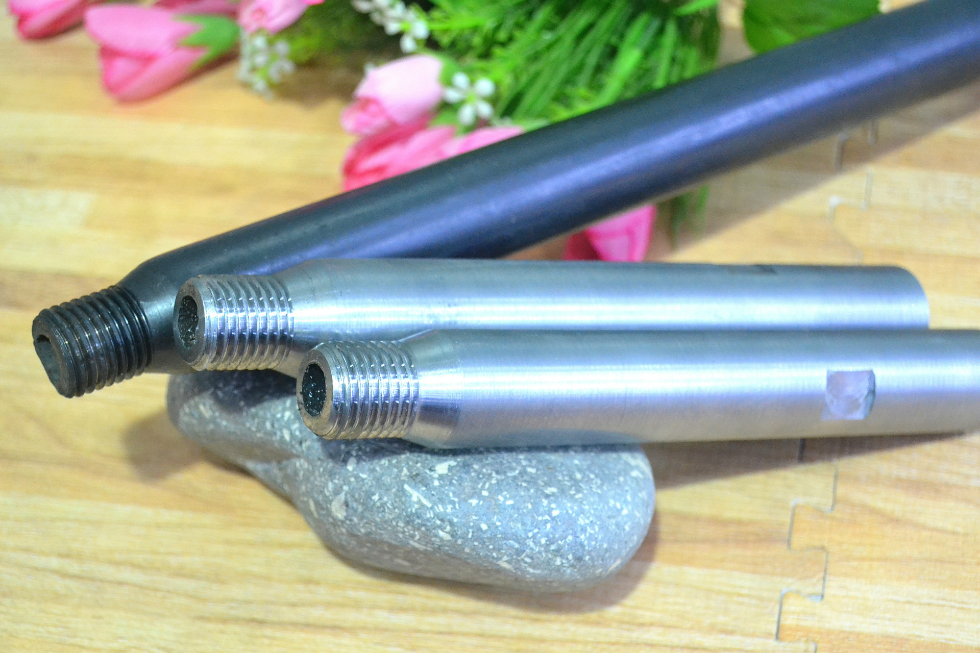 水钻头加长杆水钻接杆金刚石开孔机接杆开孔钻头接杆钻头延长45