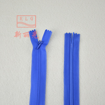 靠垫抱枕拉链批发 3号50cm20寸网边隐形拉链 尼龙蕾丝边隐形拉链