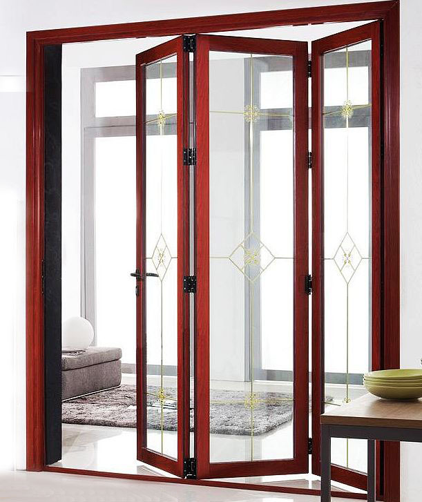 厂家直销出口 广州铝合金折叠门 阳台卫生间大小玻璃折叠 套装门