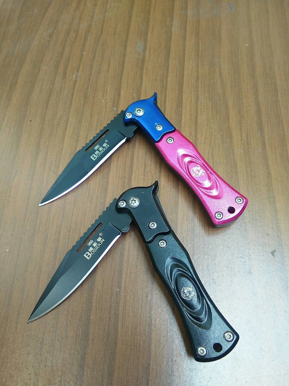 厂家直销博斯顿980不锈钢折叠特殊钢小刀户外刀